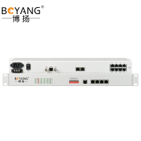 博扬(BOYANG)BY-4E1-1E PCM电话语音复用设备光端机 E1转4路电话+1路以太网 机架式 1对价