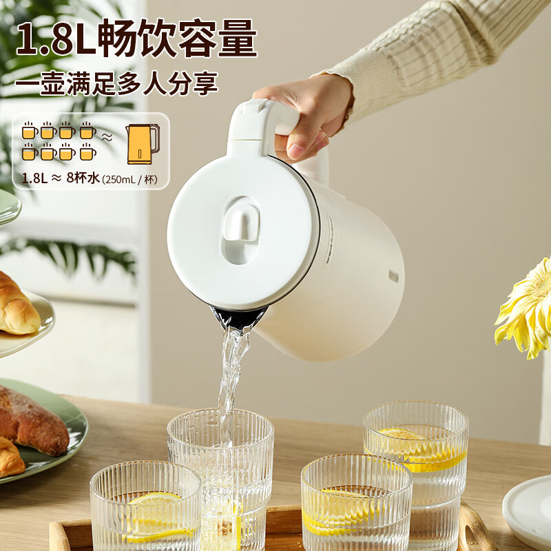 荣事达(Royalstar) RS-KT1805C 电热壶(计价单位:台)白色高清大图