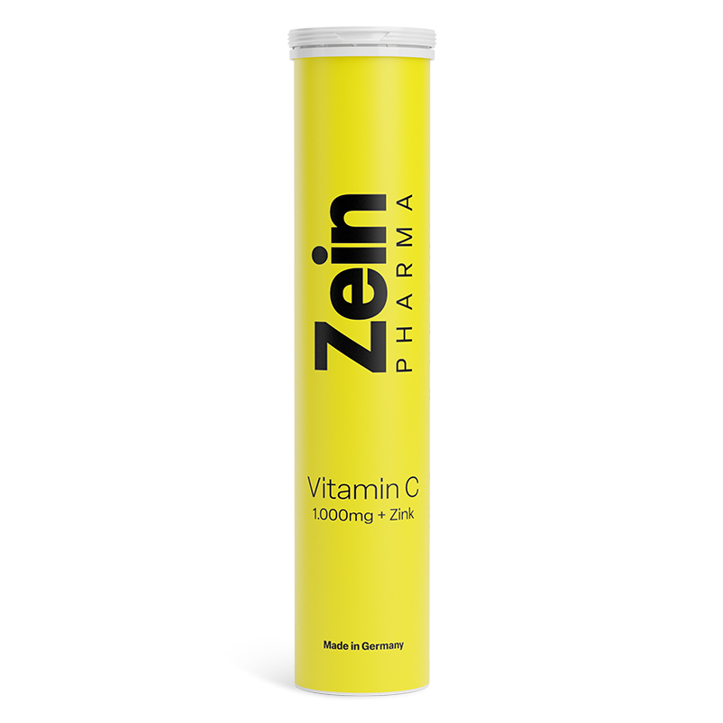 德国进口 Zeinpharma ZP维生素C+锌泡腾片 补充VC高浓度彩恩补锌增强疫免力 3支装高清大图
