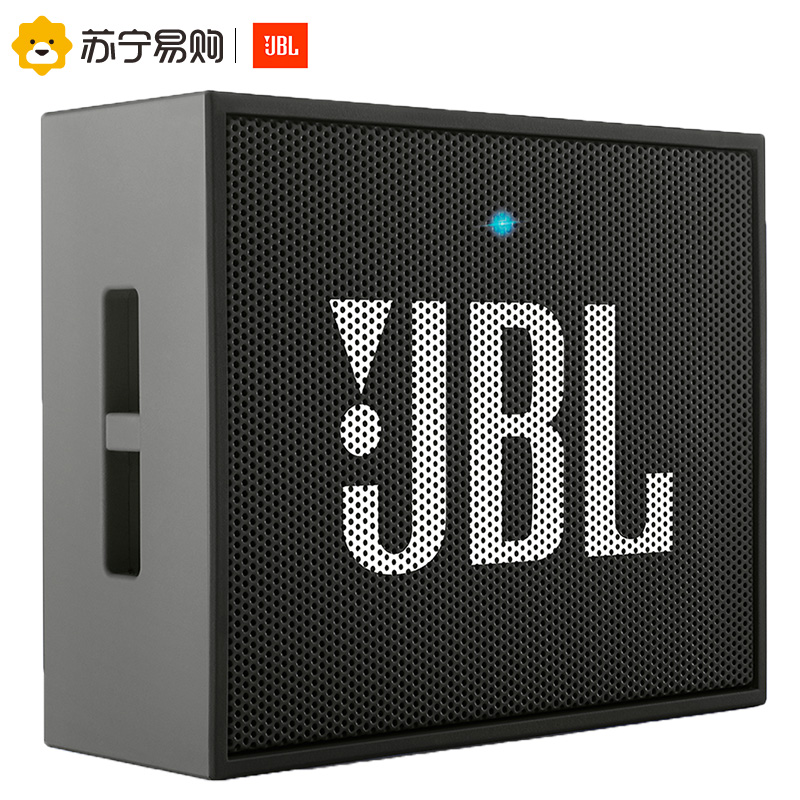 JBL GO音乐金砖无线蓝牙音箱户外便携多媒体迷你小音响低音炮 黑色