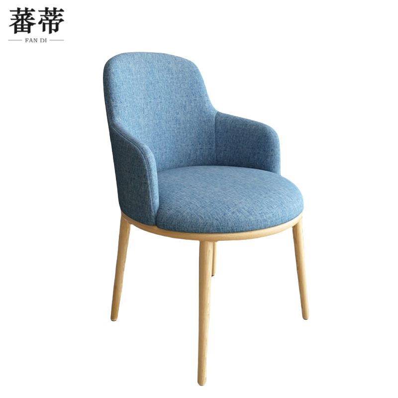 蕃蒂椅子蓝色把高清大图