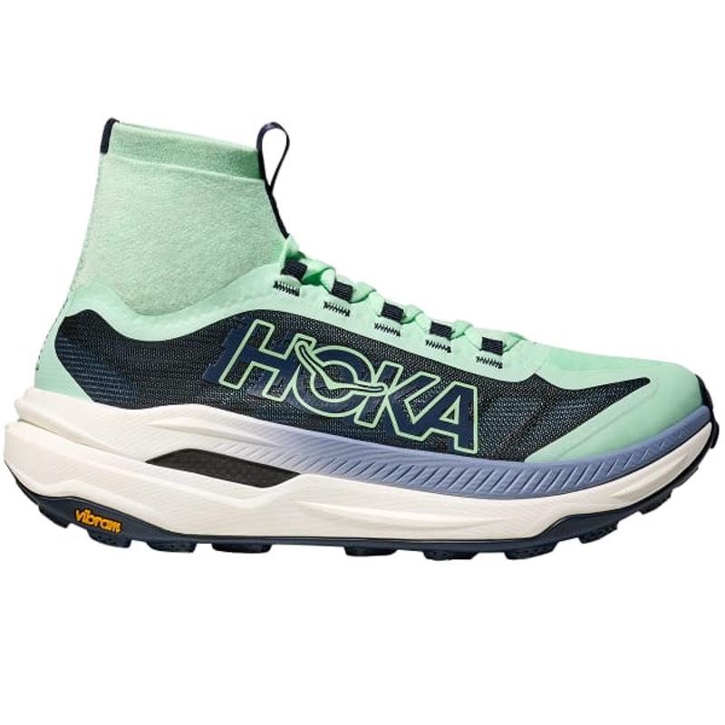 HOKA ONE ONE女士滑雪鞋轻量透气防水耐磨多功能户外雪地靴 Green_/_Black_/_White 36