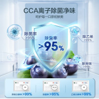 容声(Ronshen)608升对开门冰箱一级双变频风冷无霜离子净味水润自然风BCD-608WD18容声609同款