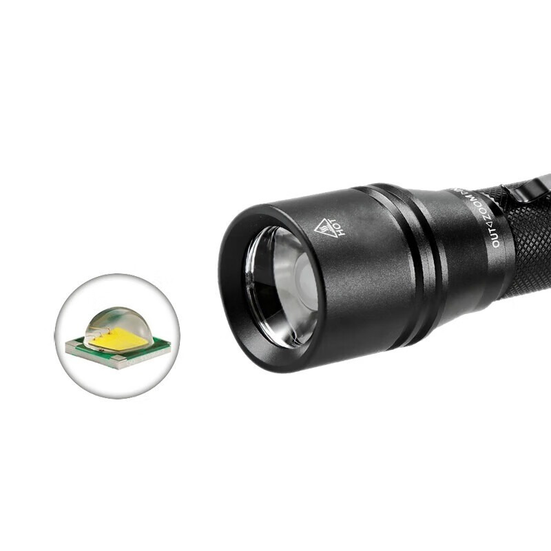 SINOMARC(深圳中跃)ZY3012 LED 强光变焦手电(单位:套)黑色