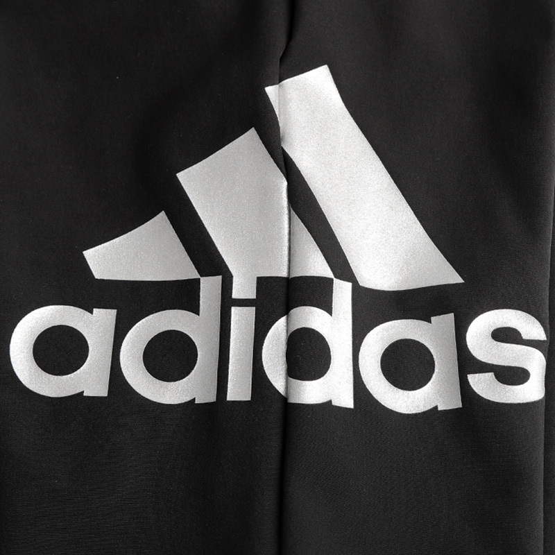 阿迪达斯adidas 男小童装针织透气训练运动七分裤FM9782