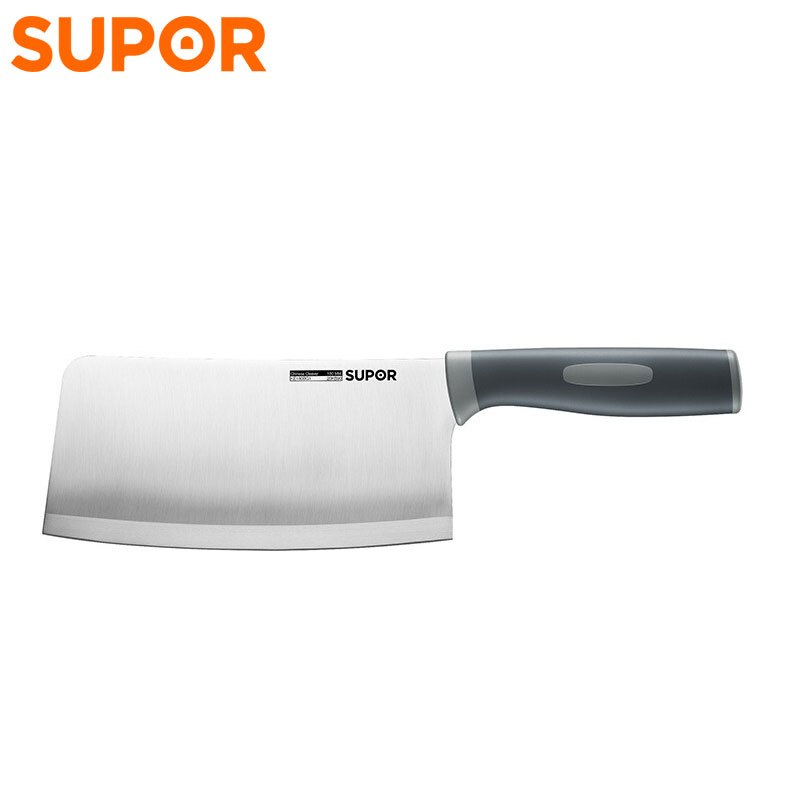 苏泊尔(SUPOR)切片刀·软胶柄180MM 黑灰 KE180BG1