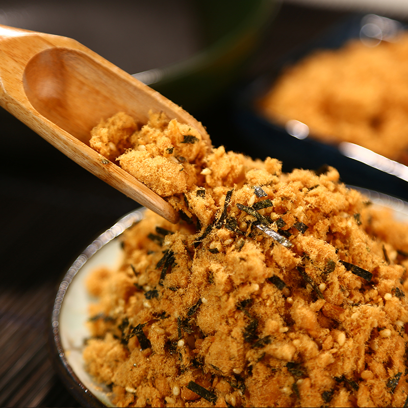 唯新食品 高蛋白 海苔芝麻肉酥115g (口味丰富,健康营养)