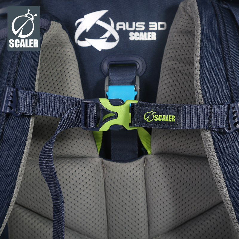 思凯乐(SCALER)Z8322015户外新款登山包60L大容量耐磨抗撕裂徒步露营旅行双肩背包 蓝色服饰