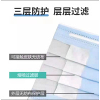 海氏海诺 一次性医用外科口罩 无菌三层外科灭菌口罩医用 50只独立包装口罩防尘防花粉（二类医疗器械）