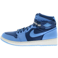 耐克篮球鞋Jordan男士AJ1 High 芝加哥乔丹高帮复合底黑脚趾时尚经典运动篮球鞋黑漆皮魔王