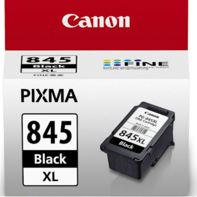 佳能(Canon) PG-845XL 黑色墨盒 适用MG3080、MG2580、MX498、iP2880 单个装