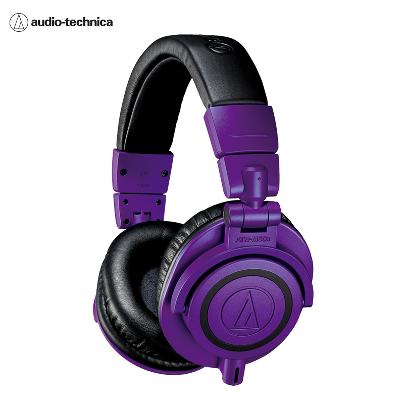 铁三角 ATH-M50X高音质有线专业监听hifi头戴式音乐耳机电脑手机通用 黑色