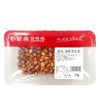 【专区】紫燕百味鸡锁鲜卤味下饭菜开胃凉拌菜即食坚果炒货豆制品零食五香腐竹180g+油炸花生米220g