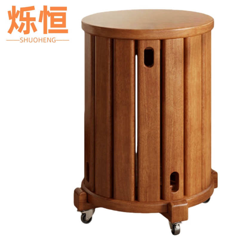 烁恒 圆凳实木凳个