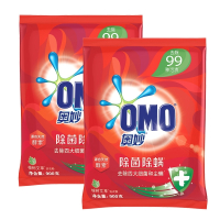 奥妙洗衣粉含金纺无磷900g2袋除螨持久留香家用庭装