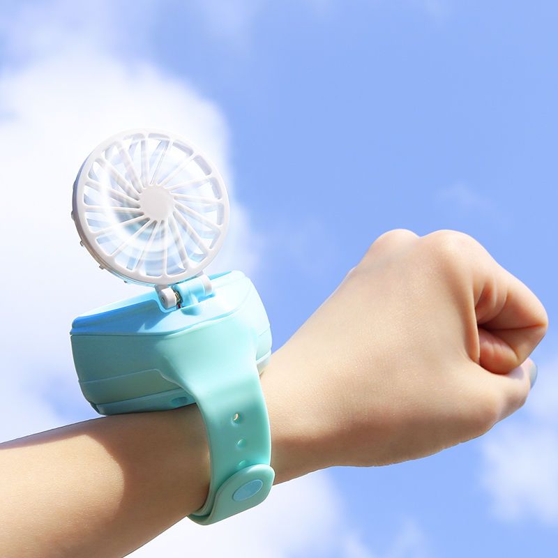 手表小风扇小电风扇便携式静音小型学生创意迷你便捷手持usb充电