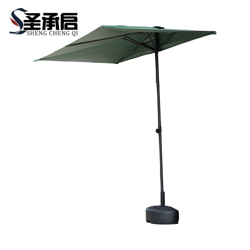 圣承启 靠墙遮阳伞 200x130cm 把高清大图