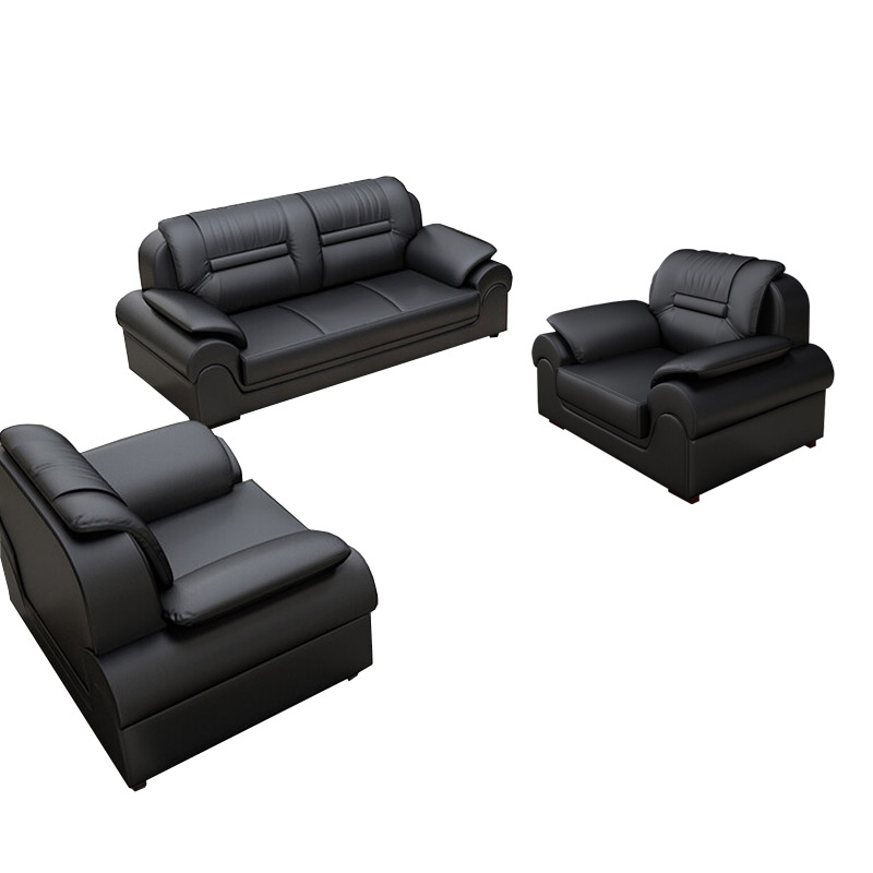 臻远 ZY5110322 办公沙发商务办公室沙发会客沙发茶几组合西皮3+1+1