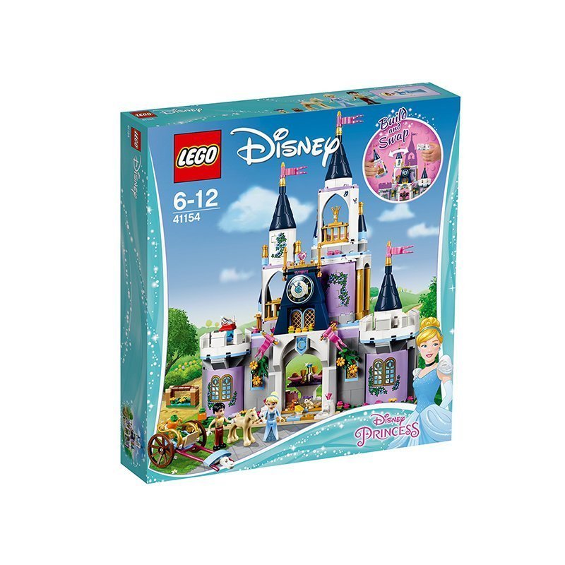 乐高(LEGO)迪斯尼公主系列 灰姑娘的梦幻城堡 41154 积木玩具200块以上 585颗 6-12岁 塑料玩具