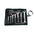 长鹿 碳钢镜面双头呆扳手组套 8pcs 8pcs