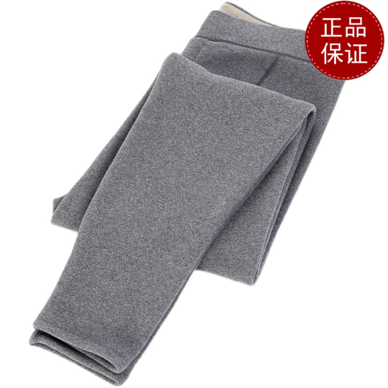 免费试穿 2024新款牧绒多斯品牌德绒保暖裤男士加绒加厚羊绒裤男外穿打底裤护膝打底裤春秋绒裤毛裤羊绒裤中老年人春秋装秋高清大图