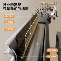 雨虹飞鱼枪灰毛巾架免打孔浴室壁挂卫生间厕所置物架浴巾架洗手间太空铝