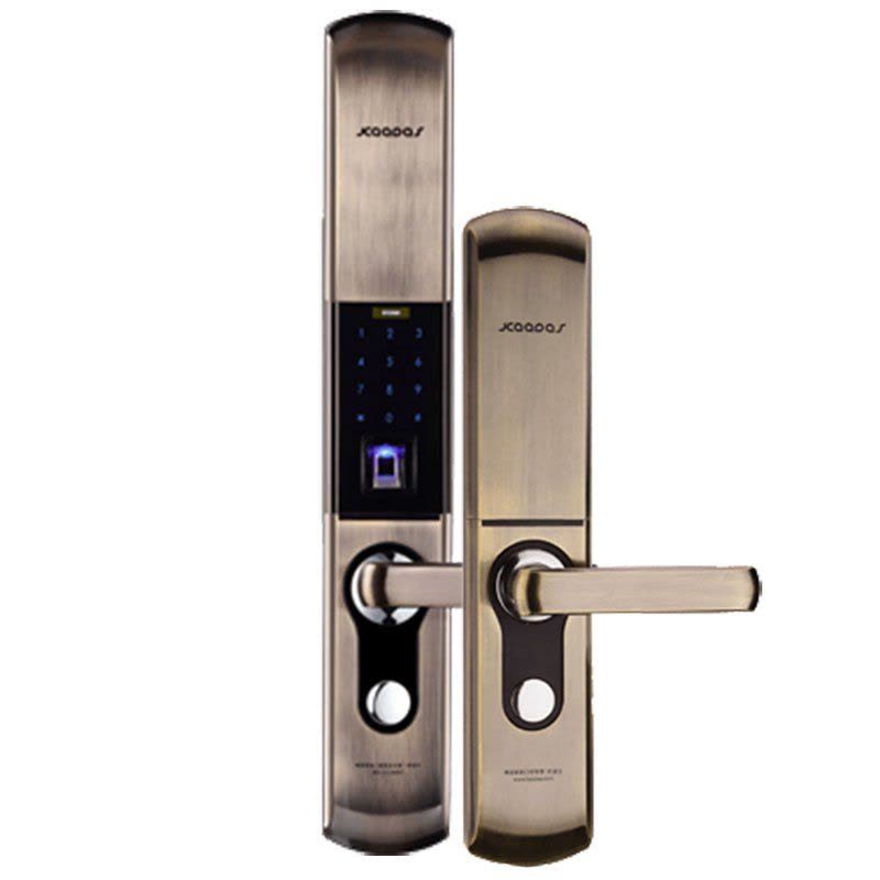 凯迪仕（KAADAS） 指纹锁9113 智能锁密码锁 家用防盗门指纹锁 电子密码锁 经典红古铜图片