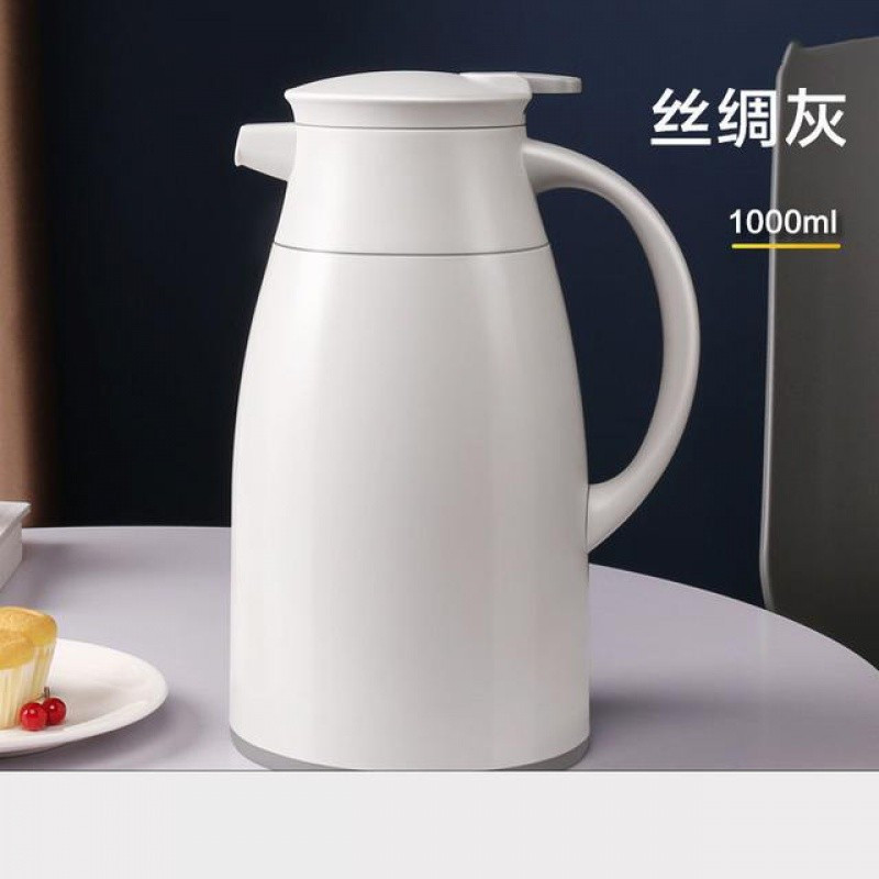 1L 丝绸灰[长效保温48小时] 嘉辉博卿精选保温壶家用水壶保温瓶热水瓶茶壶暖壶保温杯大容量