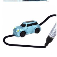 网红跟笔车抖音同款玩具小学生自动跟线生日画线玩具 消防车 官方标配