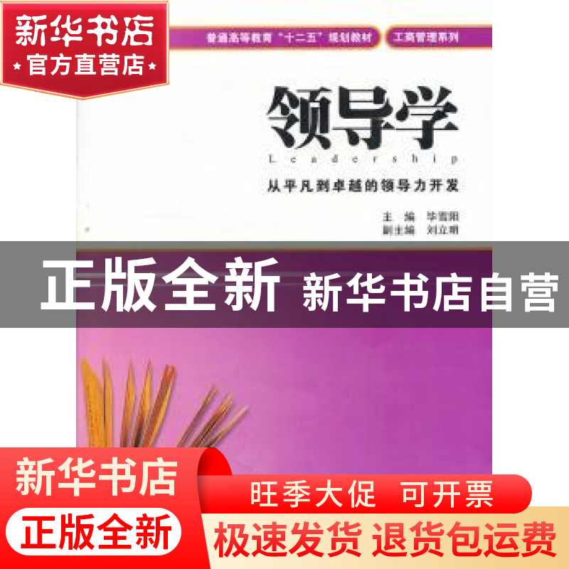 正版 领导学:从平凡到卓越的领导力开发 毕雪阳主编 上海财经大学高清大图