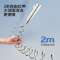 九牧(JOMOO)一进二出大流量球阀增压角阀强劲喷水枪智能马桶伴侣4分通用74103