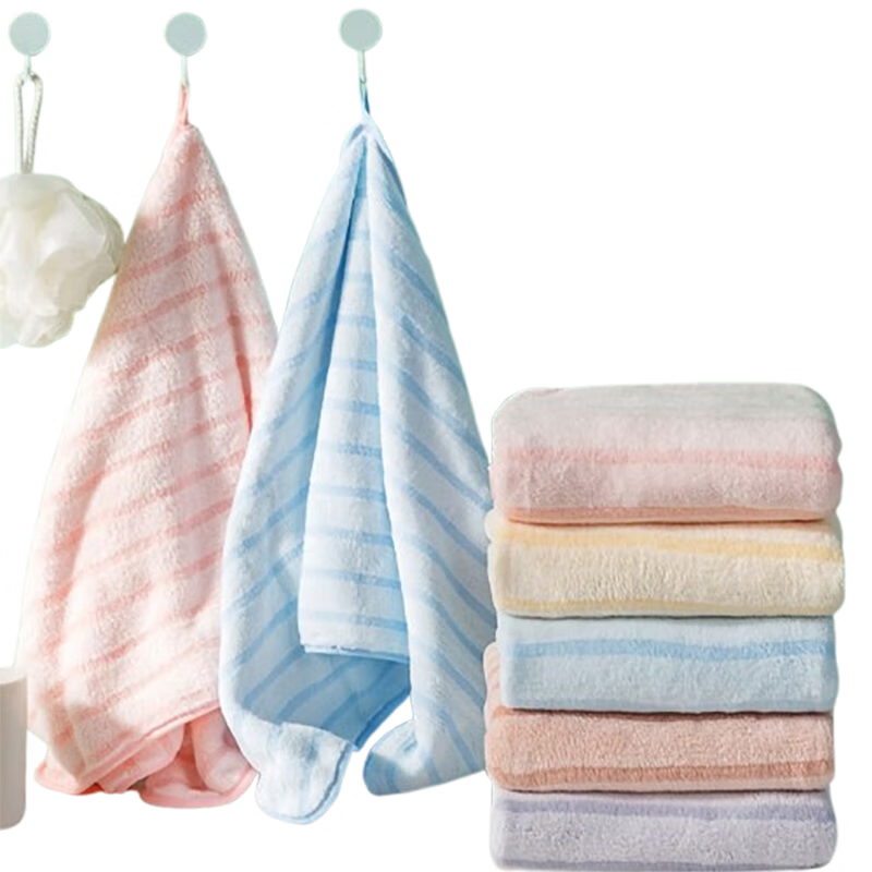 中盈惠彩涤锦毛巾 DJMJ76g 35*75cm 1条高清大图