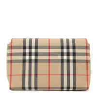 BURBERRY NOTE 口盖包 字母印字标 经典条纹织物 8026454