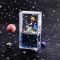 宇航员流沙钥匙扣A 创意生日礼物星空液体流沙太空人宇航员挂件钥匙扣立体桌面小摆件