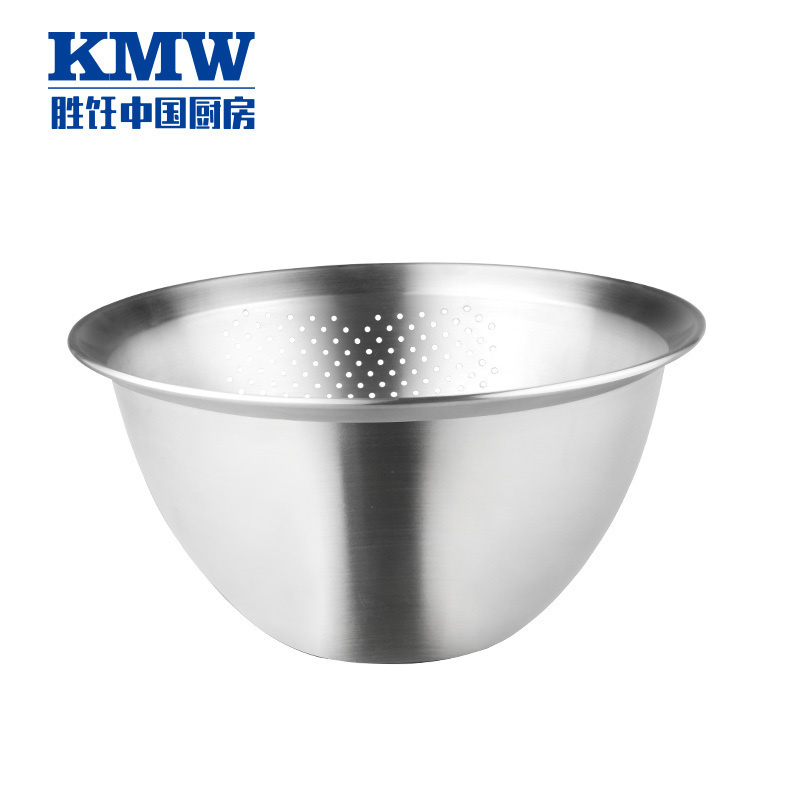 KMW乐活304时尚菜盆3件套GtoolsCP0001 工艺精细 易清洁 不变形更耐用厨房工具 304不锈钢色