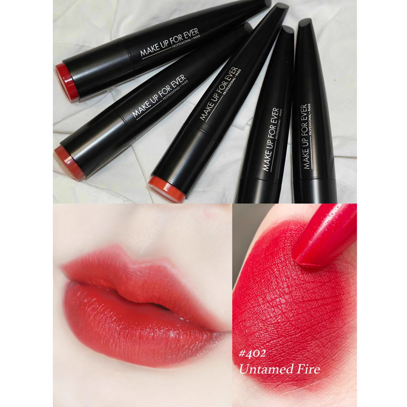 makeupforever玫珂菲 绝色大师柔光唇膏 3.2g轻盈无负担 持久超显色高清大图