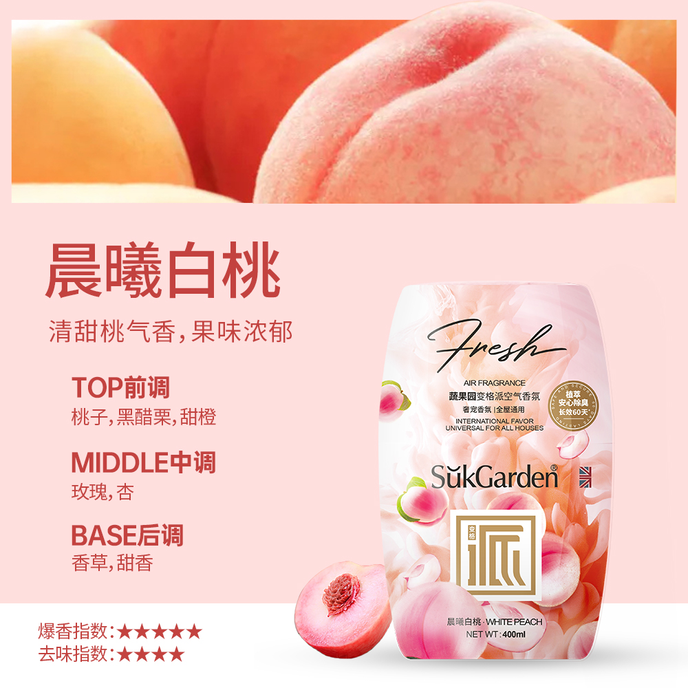 SukGarden蔬果园变格派空气香氛(橘彩星光)400ml.高清大图