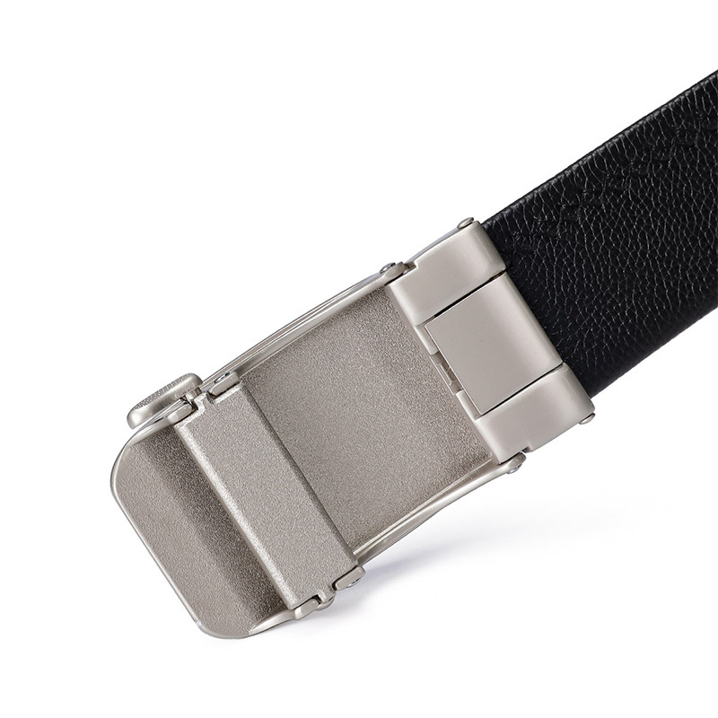 金利来goldlion商务自动扣头层牛皮腰带商务休闲男款裤带皮带