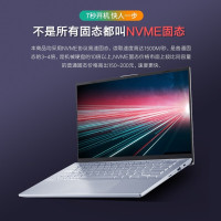 华硕(ASUS)笔记本电脑VivoBook14全面屏窄边框商务办公学习轻薄本手提电脑 冰晶银 双核3050U 8GB 256GB固态 窄边框
