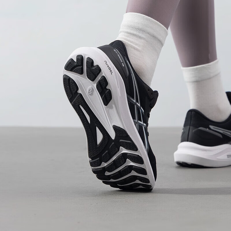 亚瑟士(ASICS)跑鞋女鞋 春季新款GT-1000 13回弹缓震运动鞋户外健身鞋休闲鞋