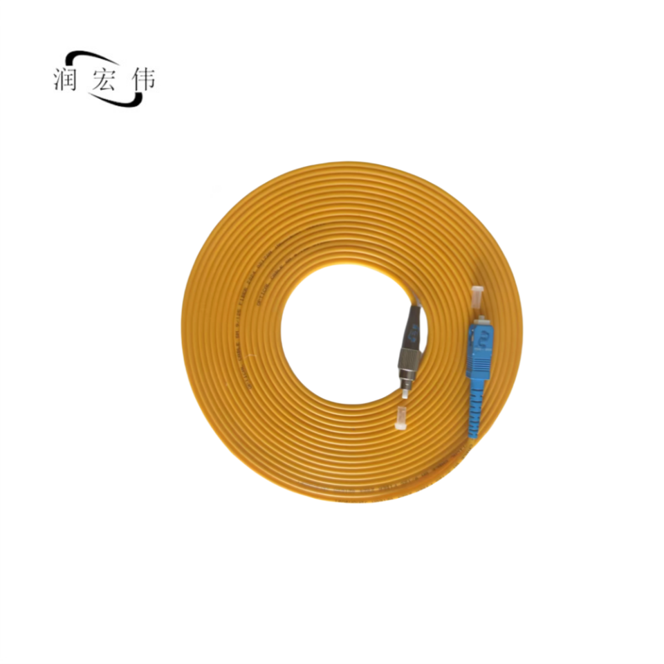 润宏伟 低烟无卤 光纤跳线 尾纤 FC-SC-3m 条高清大图