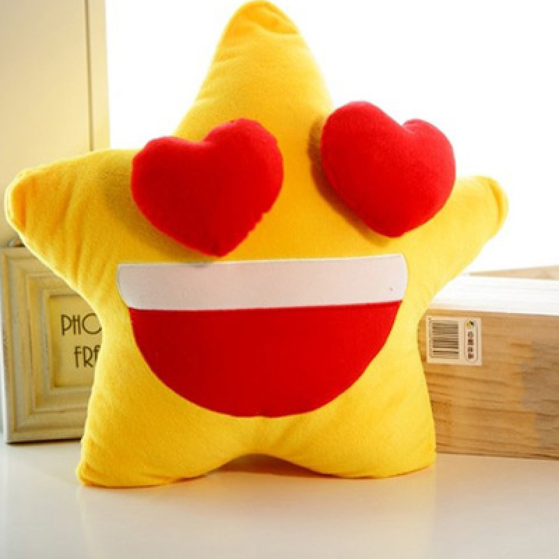 卡通五角星星星情侣抱枕靠垫韩国搞怪玩偶公仔可爱毛绒玩具女生萌