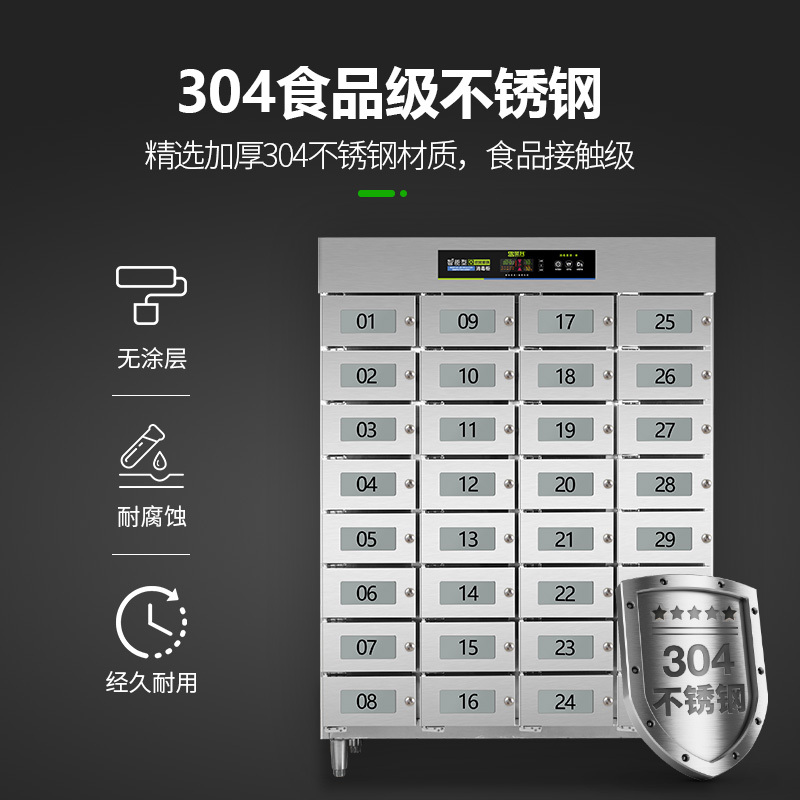 圣托(Shentop)热风循环多格消毒柜商用 独立多室紫外线保洁柜 304不锈钢消毒碗柜 YTP576-R36