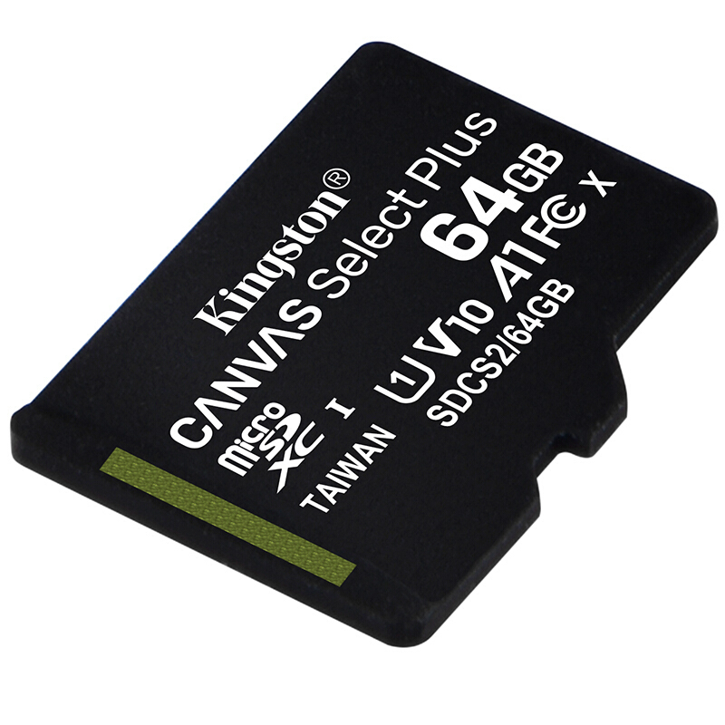 Kingston金士顿高速64GB手机内存TF卡 CLASS 10大容量Micro SD储存卡监控摄像头记录仪sd卡小卡