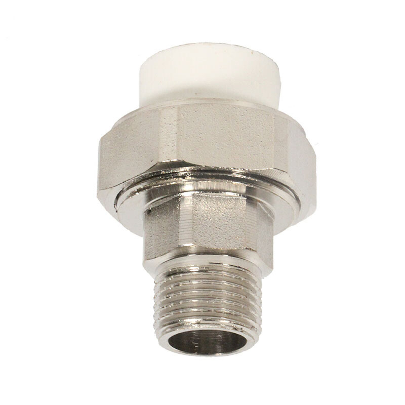 国标PPR水管配件 外丝外牙螺纹活接头 50*1-1/2“mm 1个