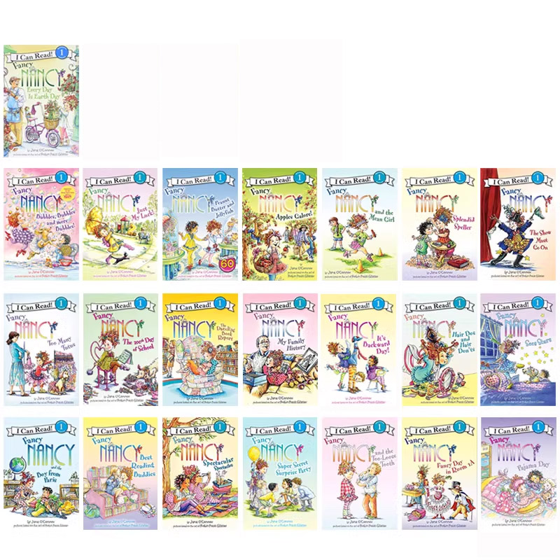 [正版]送音频英文原版绘本ICR1 Fancy Nancy 22本I can read 3-6岁幼儿入门启蒙早教第一阶段高清大图