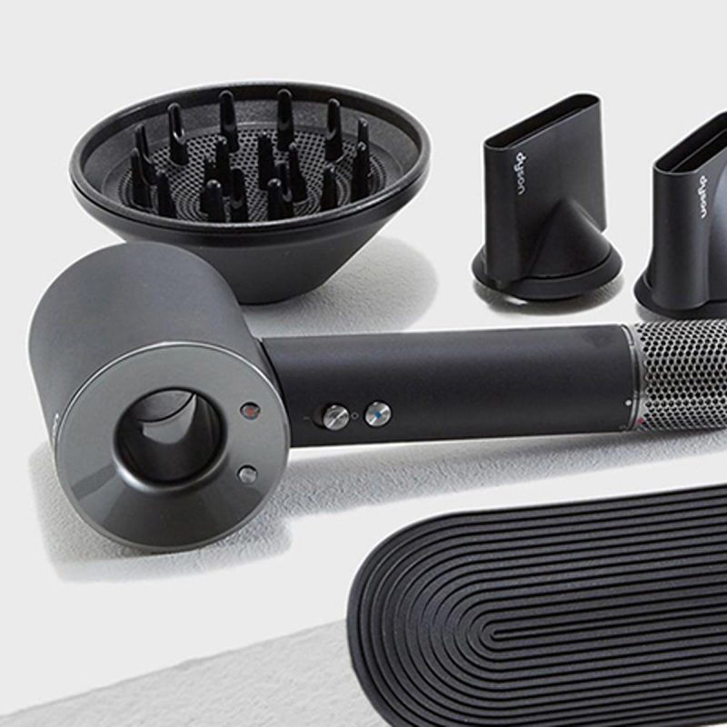 【负离子护发科技】戴森 DYSON Supersonic HD01智能电吹风 1600w 静音设计吹风机 风筒 银黑色