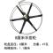 手拨轮锚鱼轮筏钓轮谷麦轮八卦轮渔老大改进版铜轴套精品盘车轮 陶瓷导眼 直径8厘米