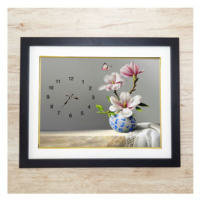 自己装裱十字绣裱框钻石画表框钟表实木框带玻璃画框木条自己组装