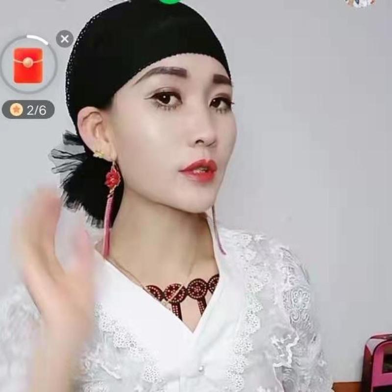 蕾丝打底帽1个 2021后花打底帽轻薄透气又百搭可搭配各种款式帽子